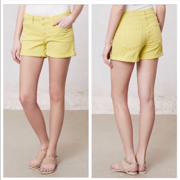 Anthropologie Pants - Pilcro | Stet Rolled Jean Shorts